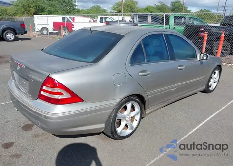 2005 Mercedes-Benz C 230 Kompressor Sport from USA, damaged, VIN WDBRF40J65F597454